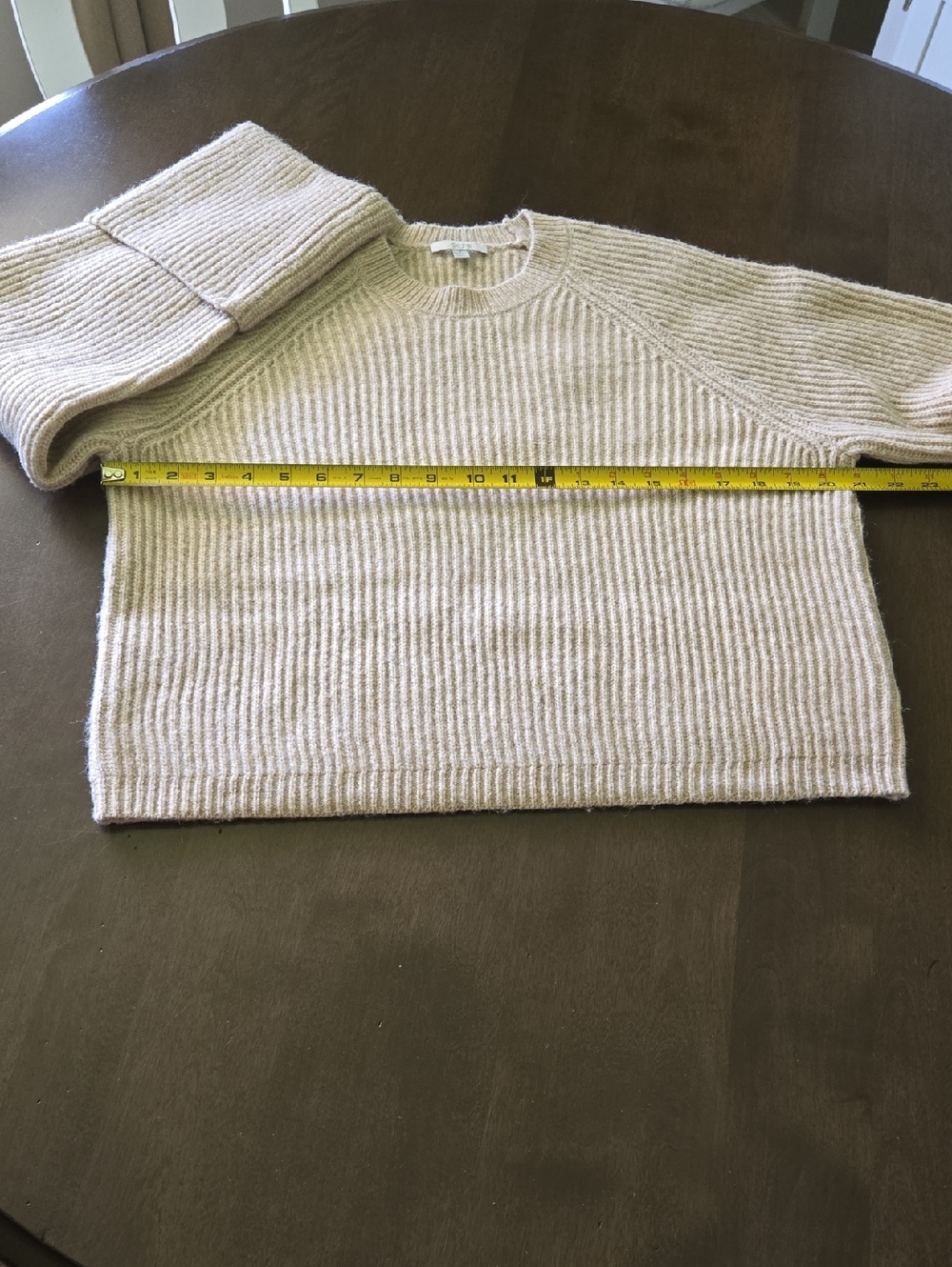 Joe's Jeans The Rey Sweater Double Cream Colour Size Small - Picture 7 of 10